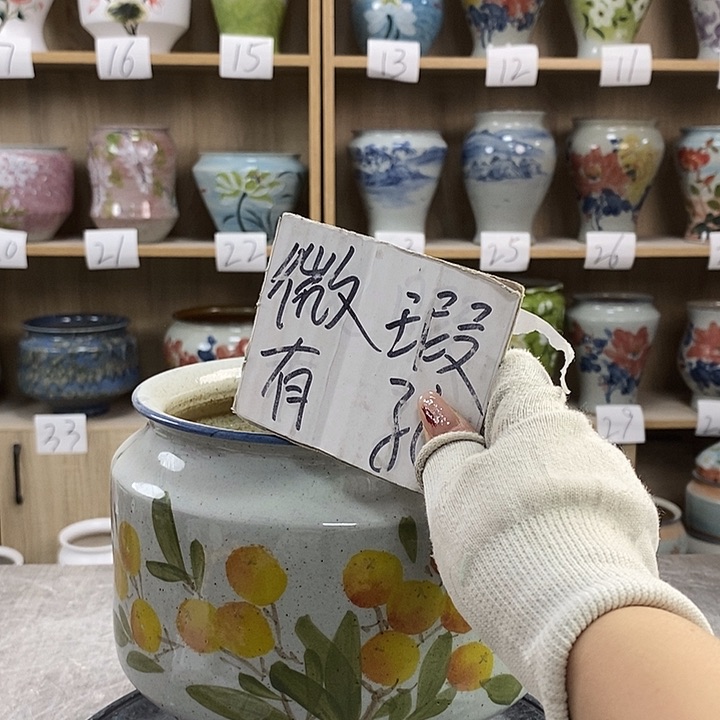 缸23xc景德镇陶瓷花盆