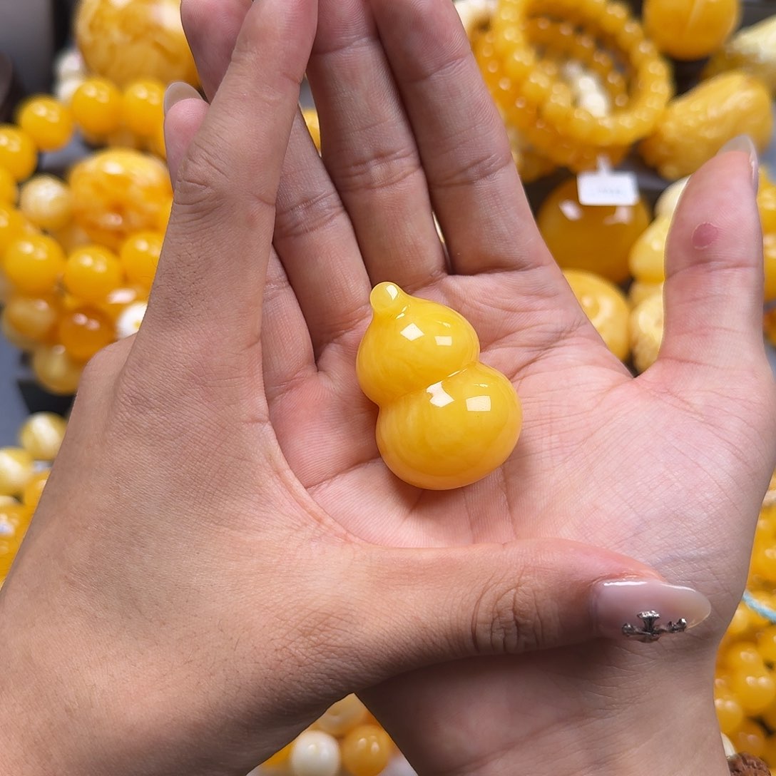 蜜蜡珠宝奇石未镶嵌葫芦