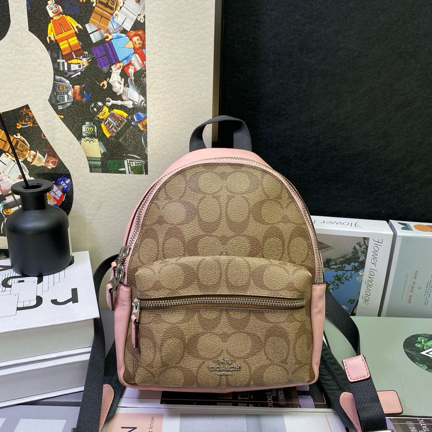 95新 COACH/蔻驰 23565双肩包18*21