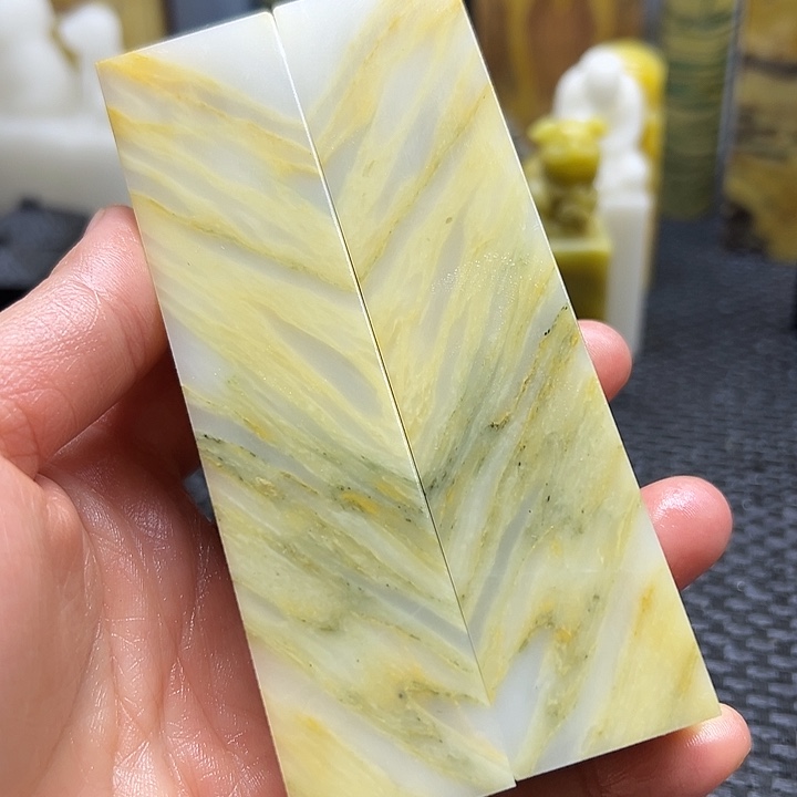 我***菜青田石印章石印章石