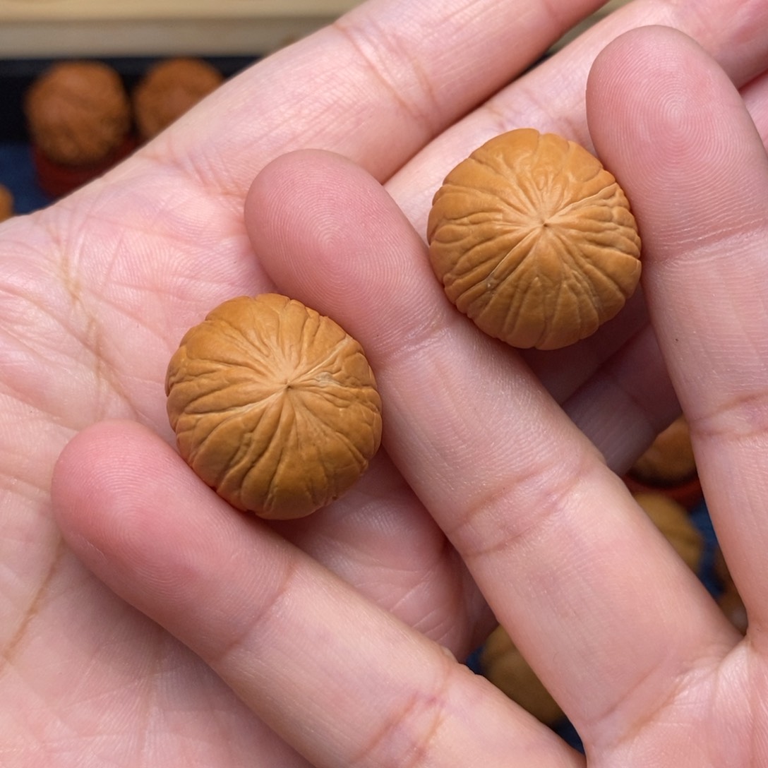 文玩核桃把件手捻精品猴头南瓜墩