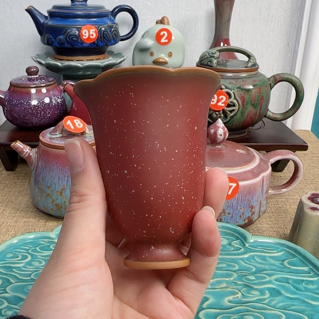 垕瓷甄选高足闻香杯