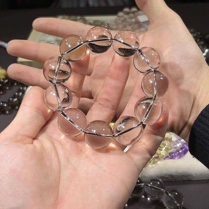 【闪购商品】水晶手链未镶嵌茶水晶