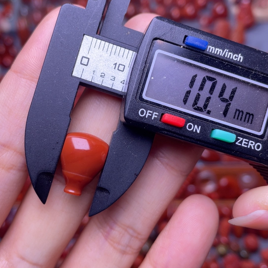 南红玛瑙未镶嵌三通