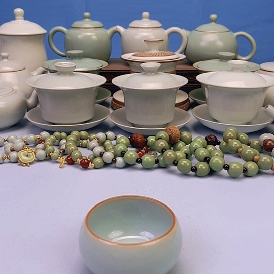 杯天青禅定杯原矿原釉原产地