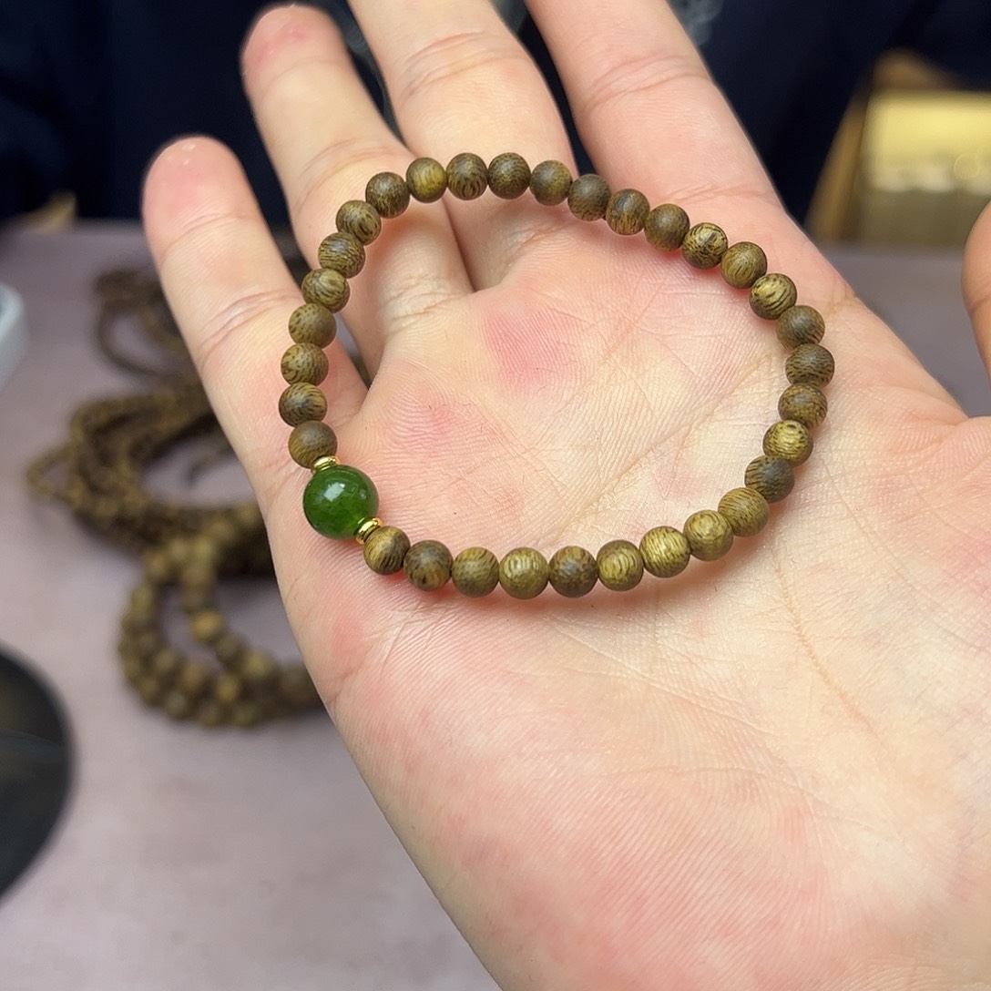 沉香手串0.5规格福利单圈