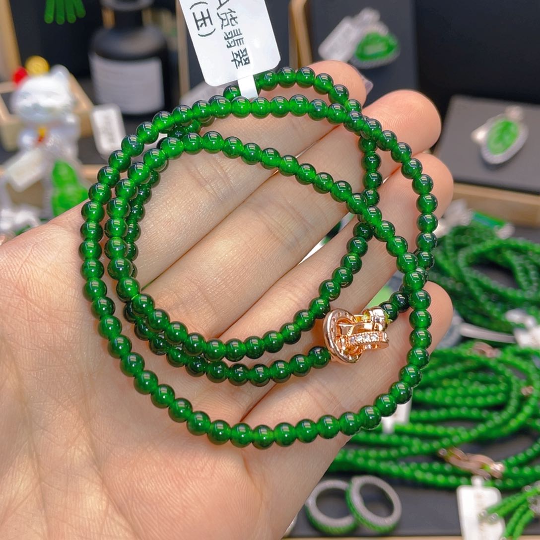 翡翠手链未镶嵌项链卡4