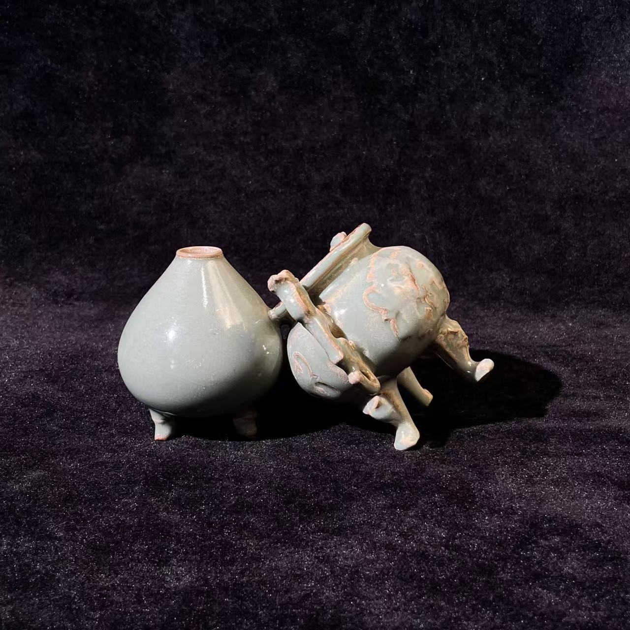 明早期窑粘小香炉