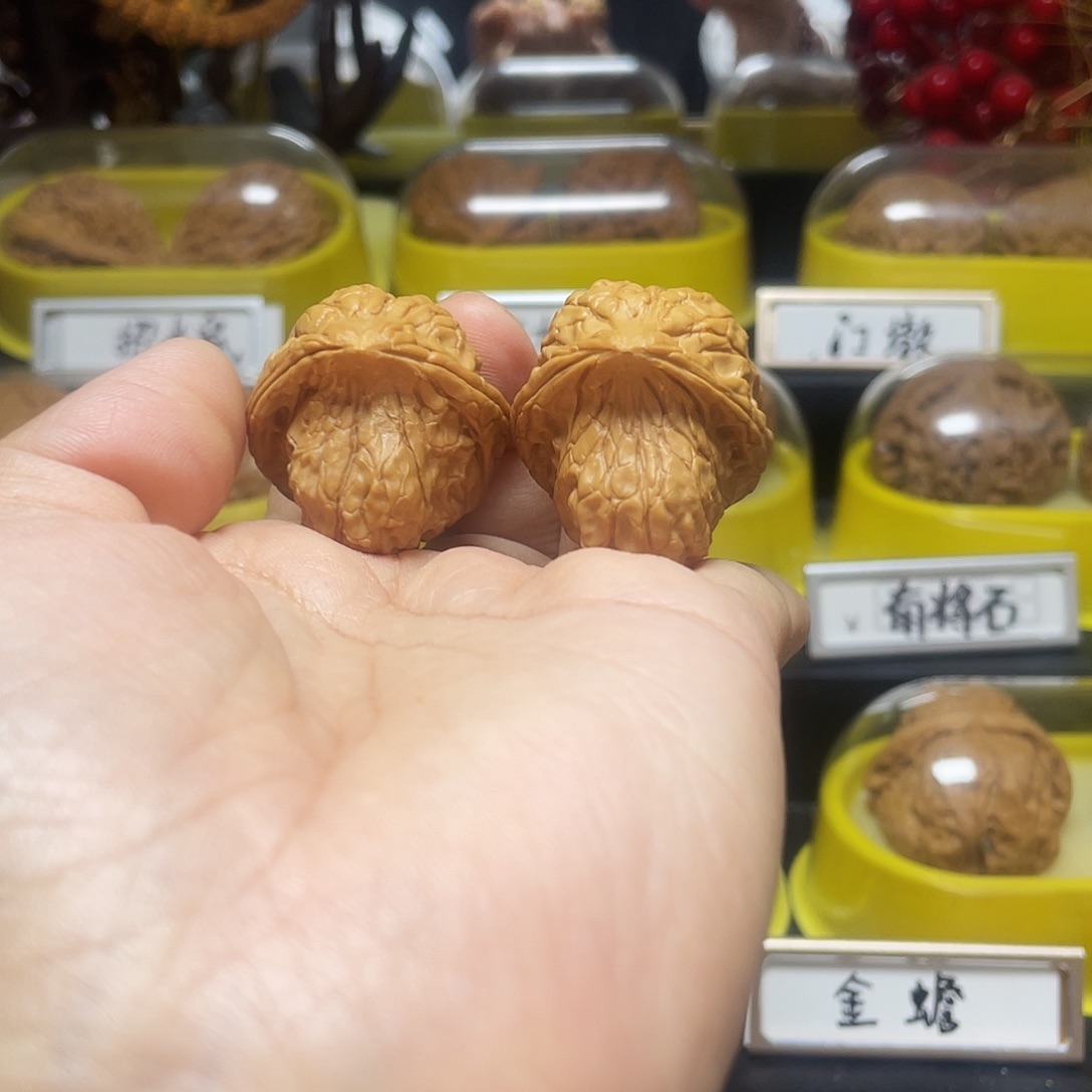 文玩核桃把件甲骨文30尺寸手捻