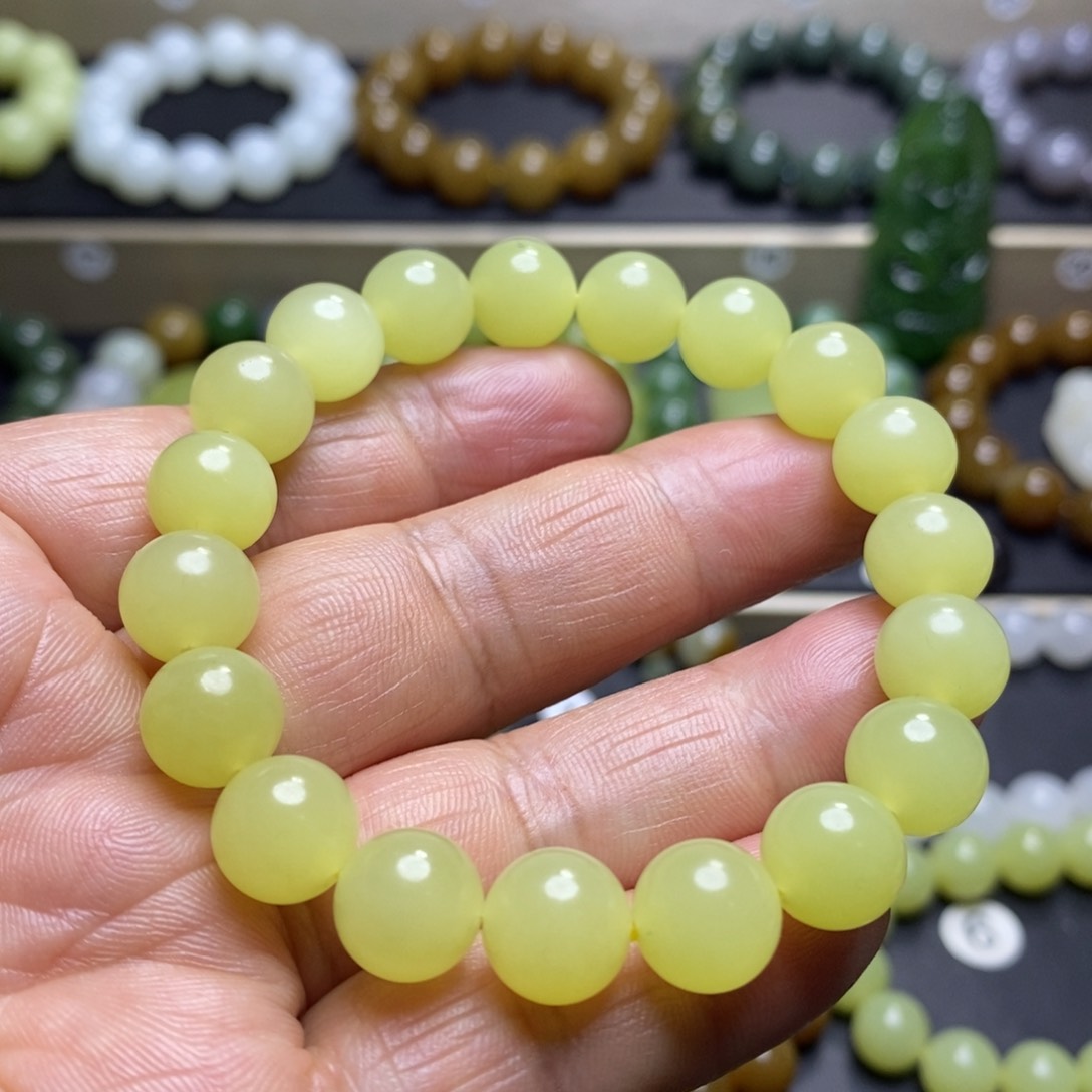 和田玉手串未镶嵌