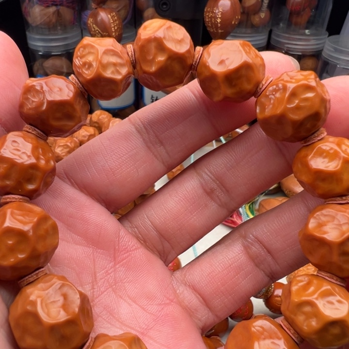 橄榄核手串/手链1.7陨石坑