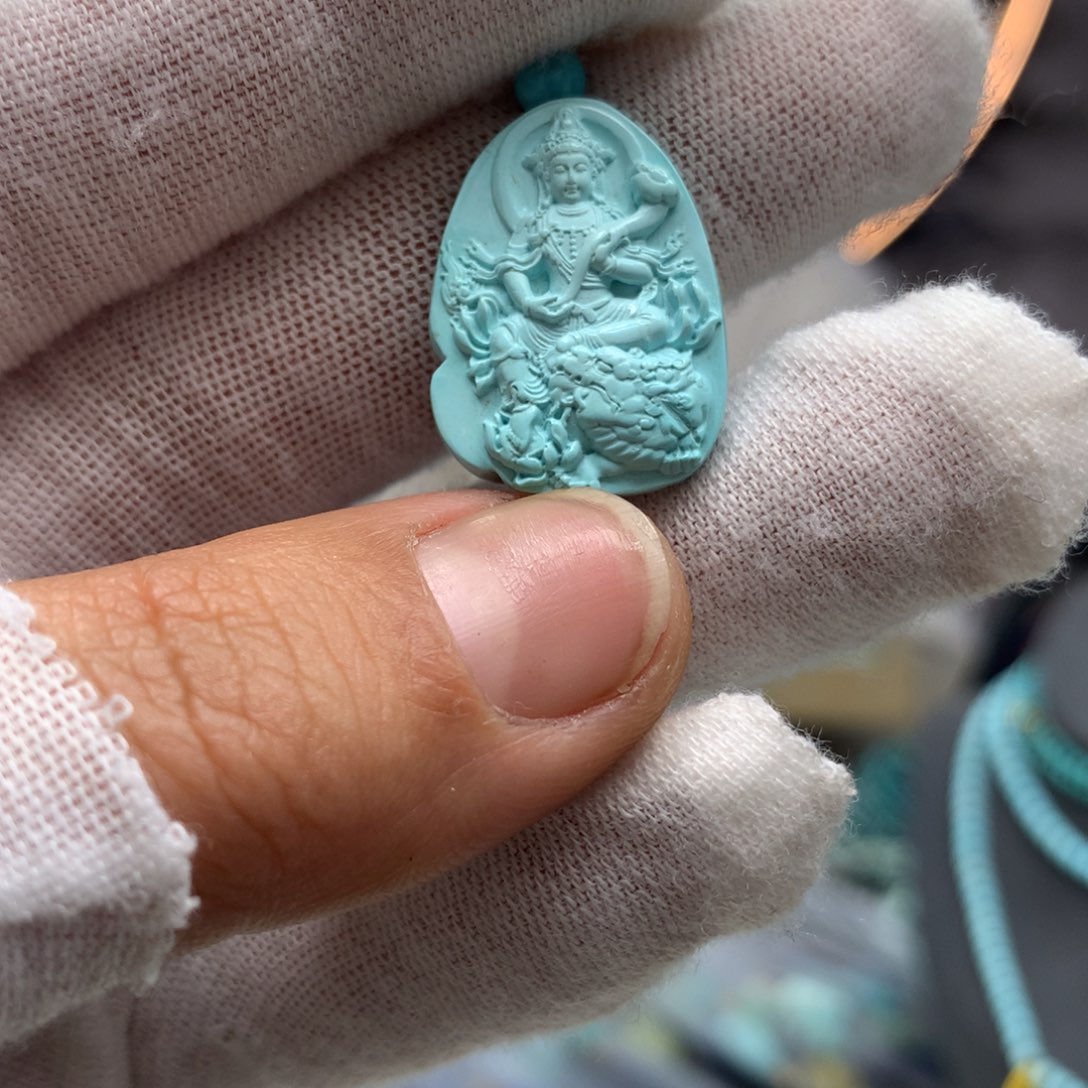 绿松石挂件未镶嵌