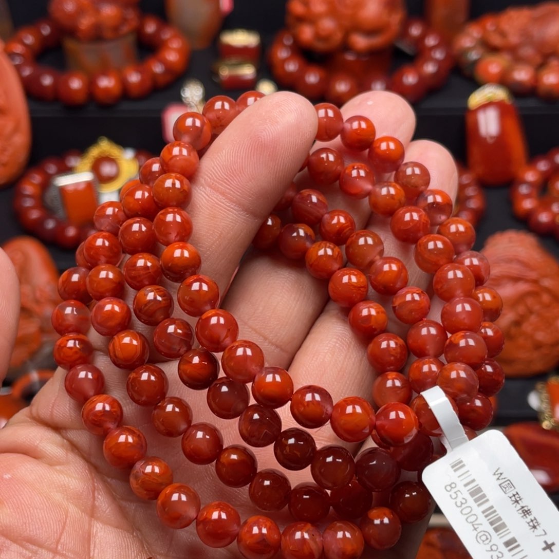 南红玛瑙珠宝奇石未镶嵌多圈7