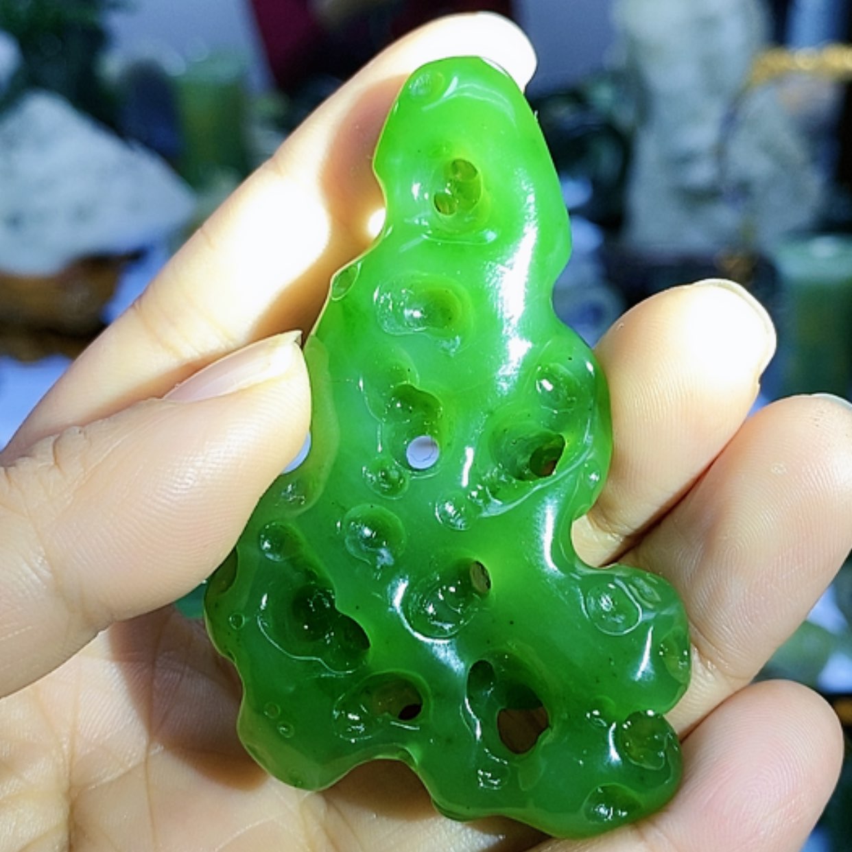 【闪购商品】和田玉（碧玉）挂件未镶嵌