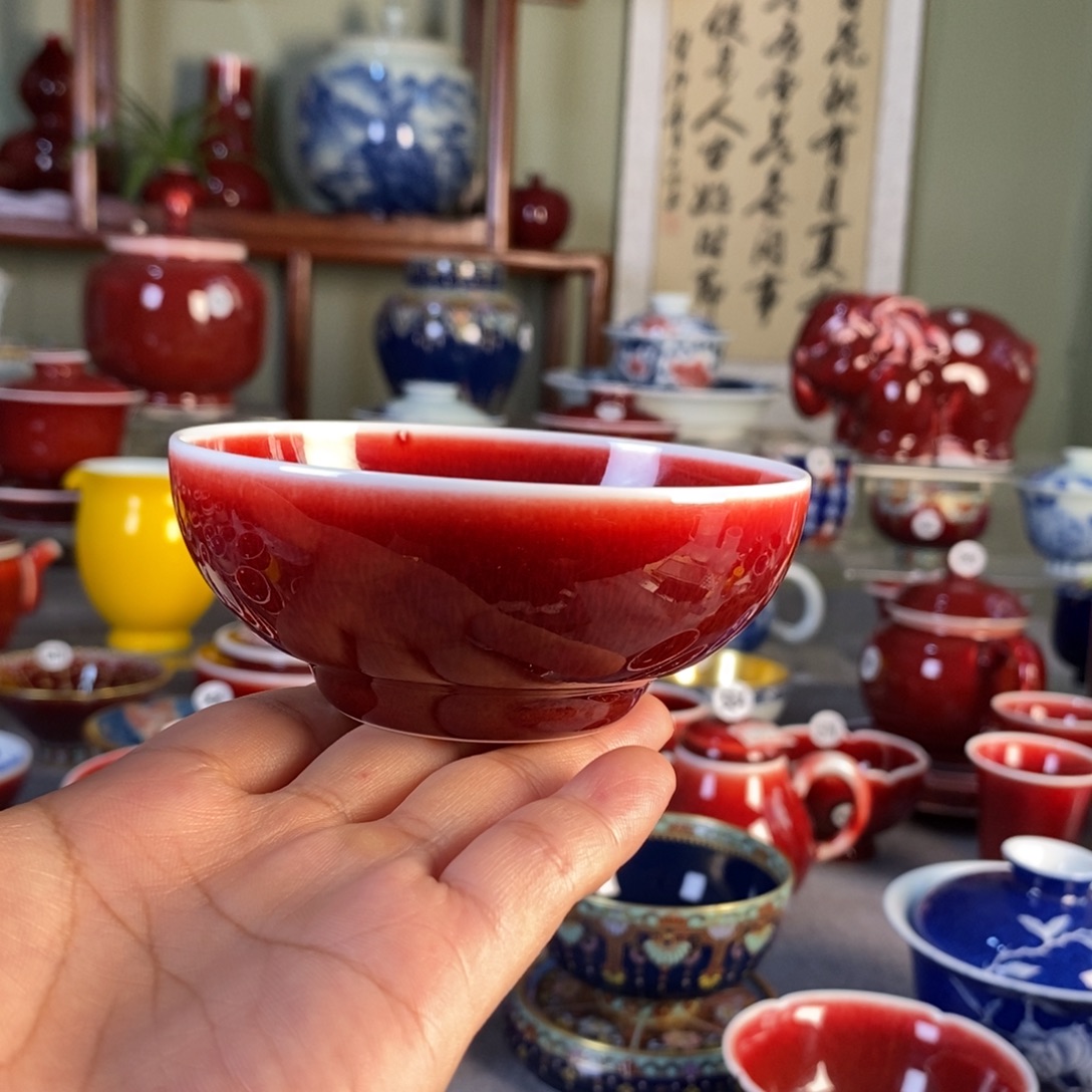 莹***清欢雅玩原矿郎红