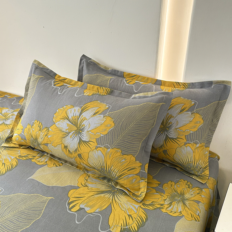 金彩花韵枕套一对（48*74cm）