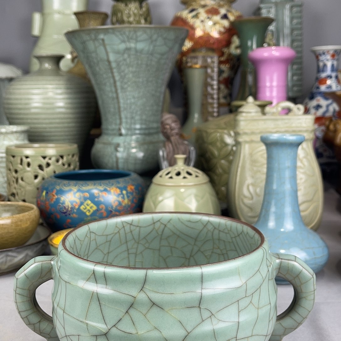 摆件迷*姐官窑瓷瓷瓷次次次次