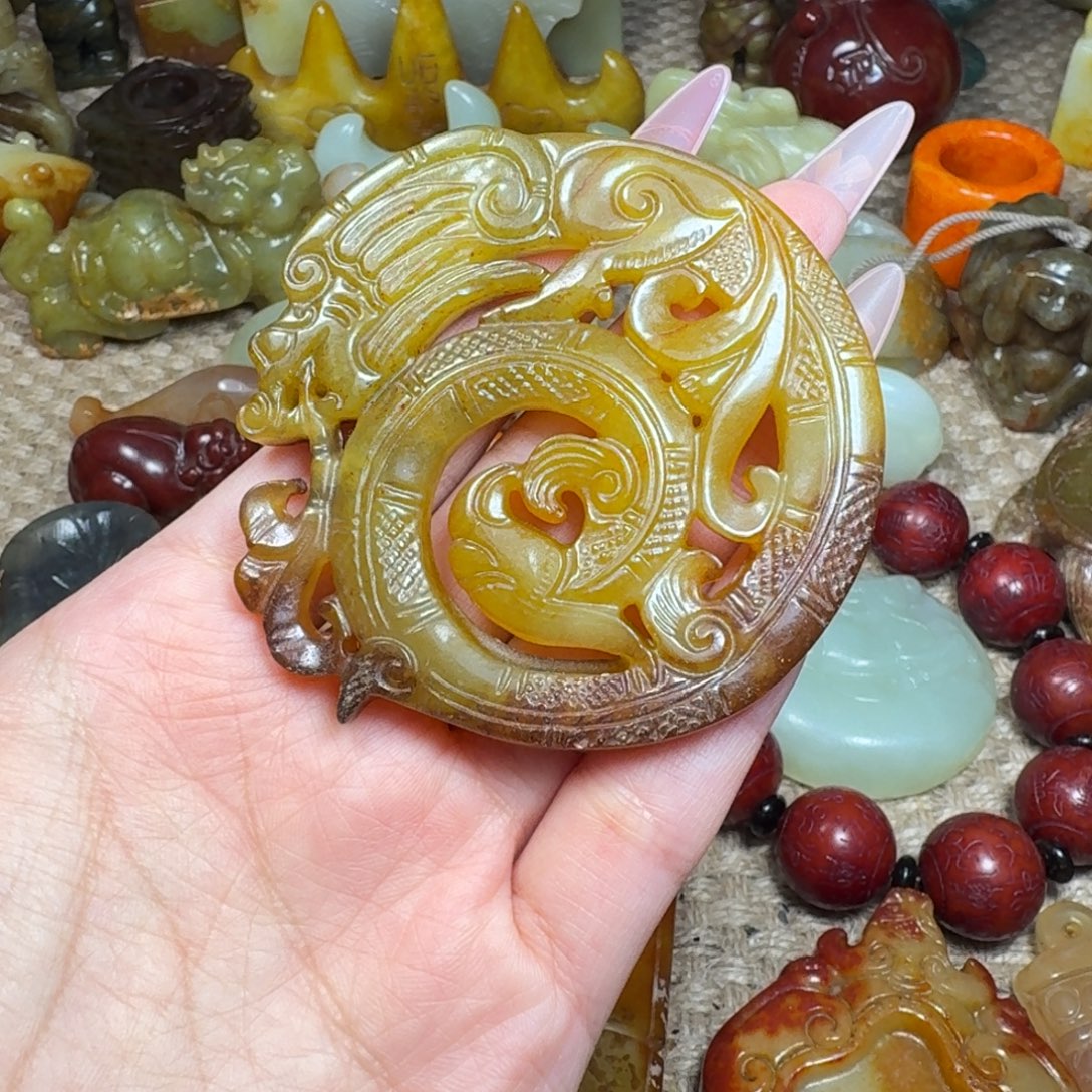 白玉菩提吊坠挂件