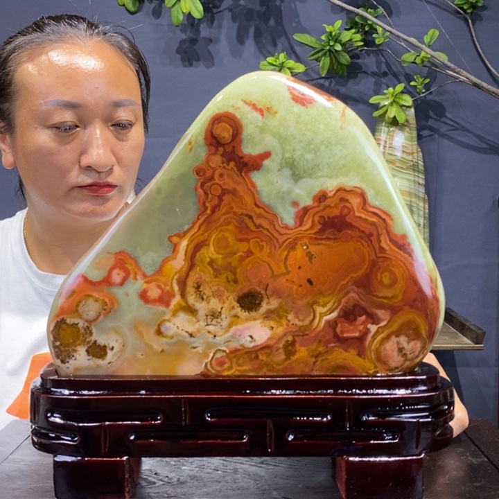 石材精品古青石摆件