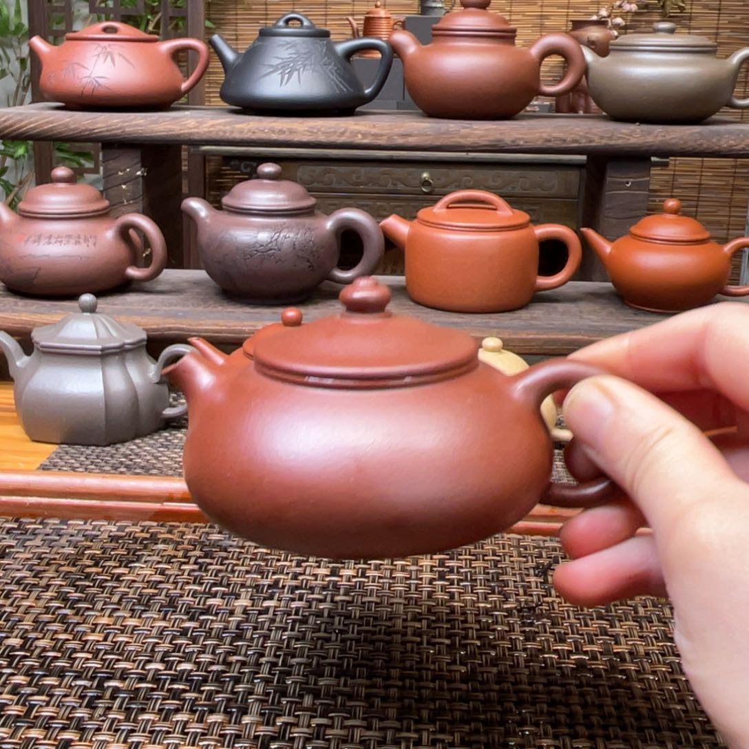 茶壶紫砂宜兴原矿紫砂手工制150