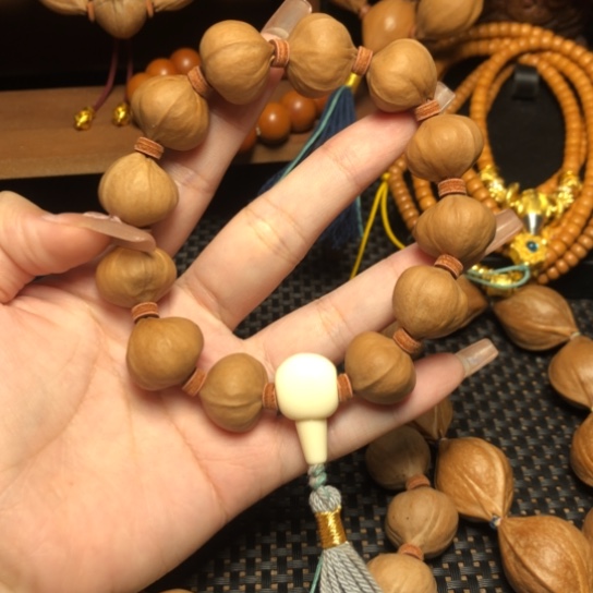 虚***伪橄榄核手串/手链素