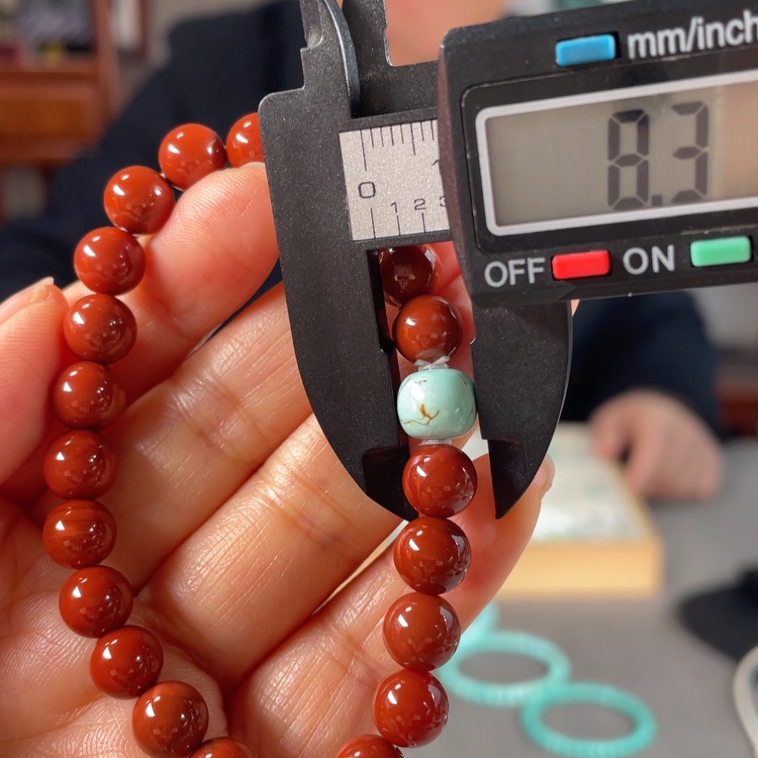 南红玛瑙手链未镶嵌