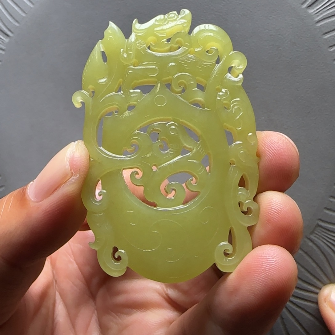 和田玉挂件未镶嵌登*