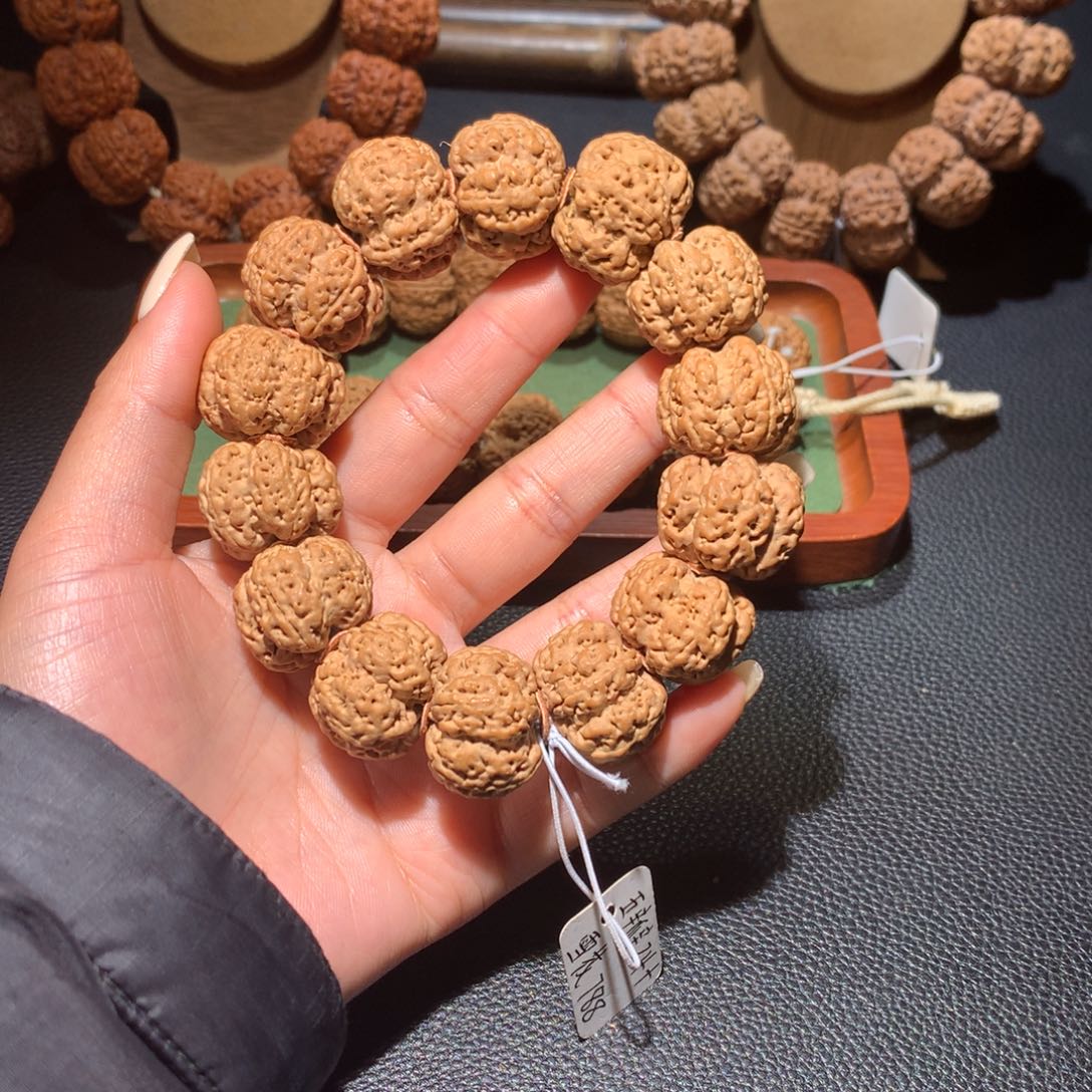 金刚菩提手串24尺寸五瓣雪花扇面