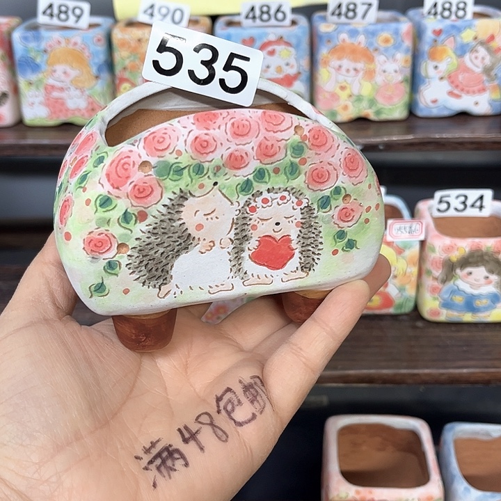 手工制作多肉花盆