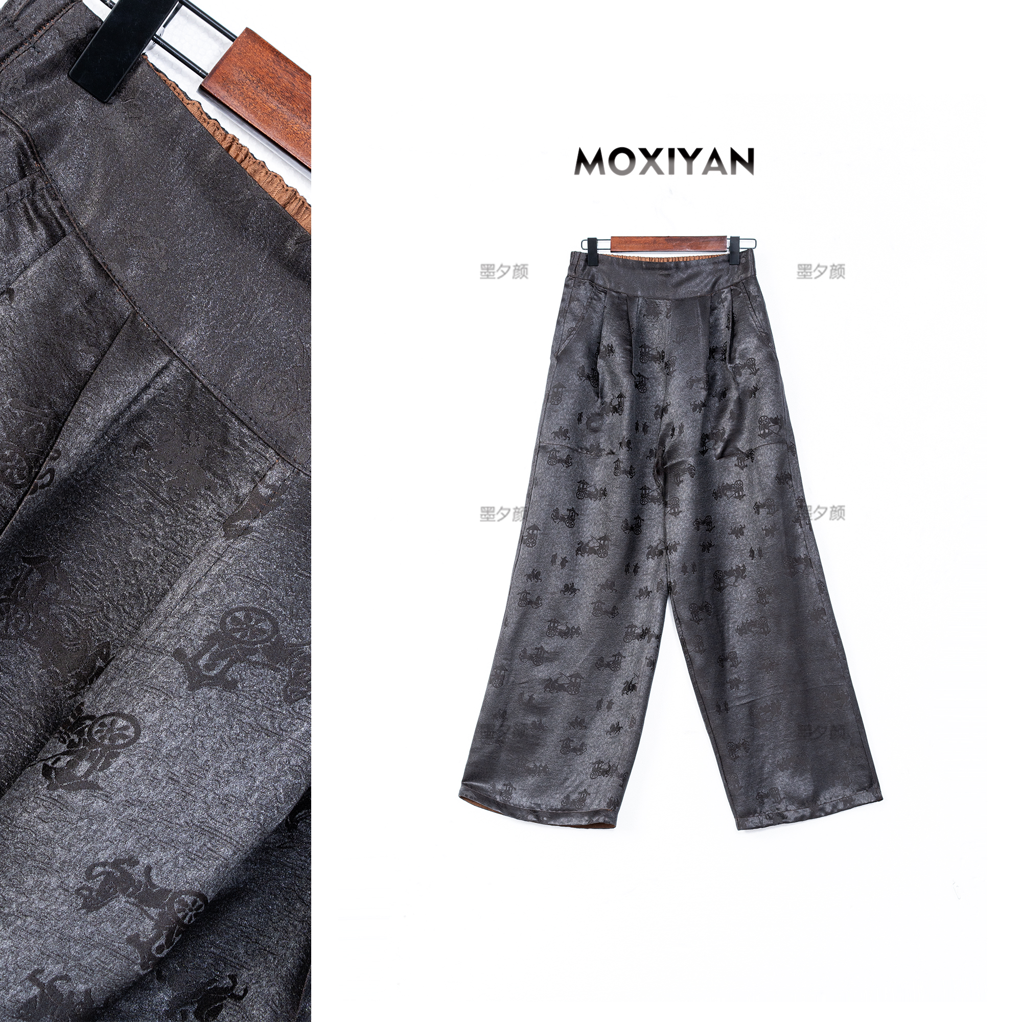 【车马图 】2025新款新中式休闲阔腿裤-XT-330