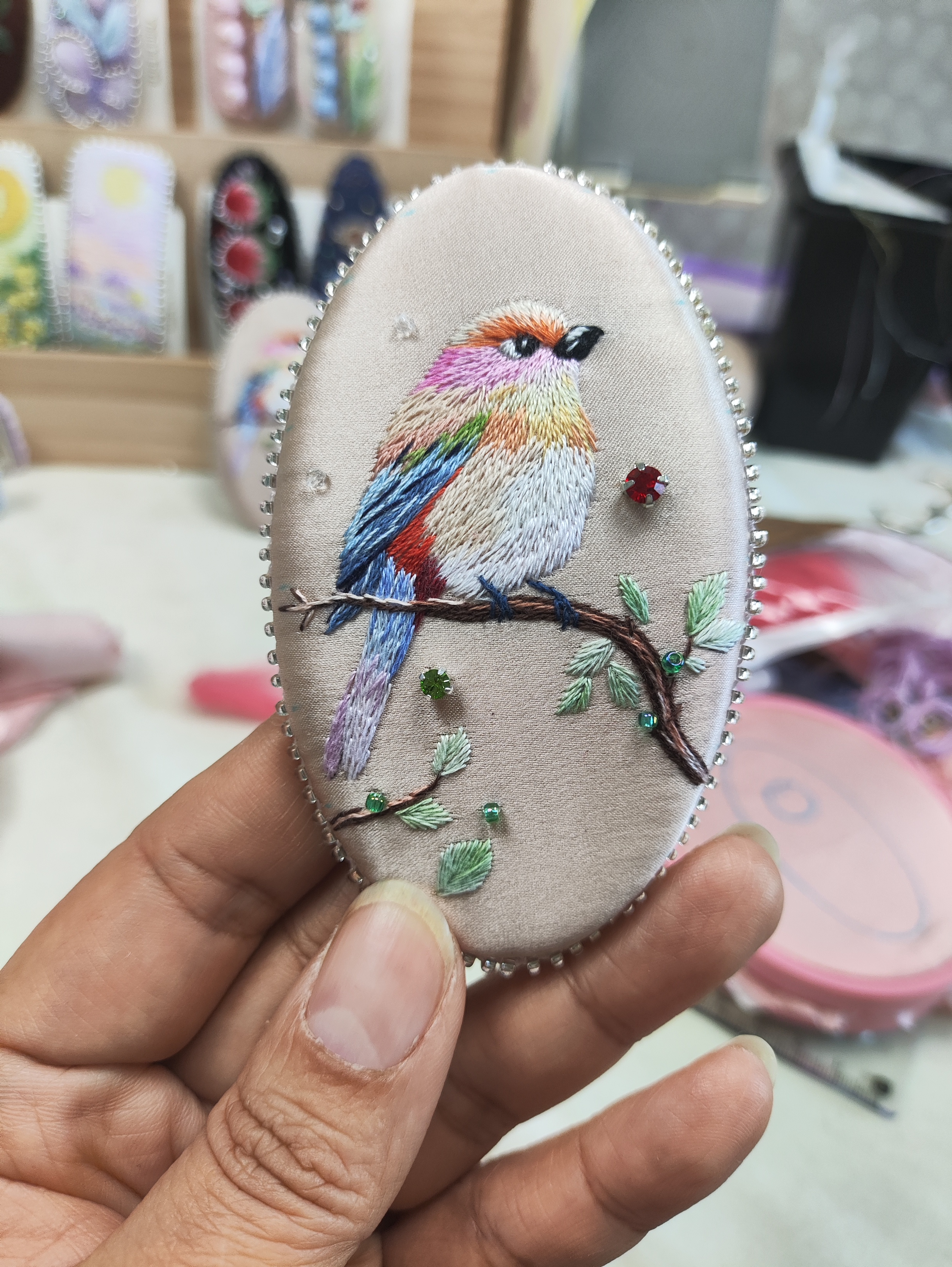 刺绣发夹发饰时尚发卡