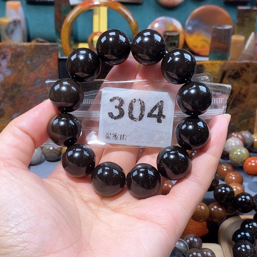 硅化玉天然北票硅化玉手串未镶嵌天然北票硅化玉手串