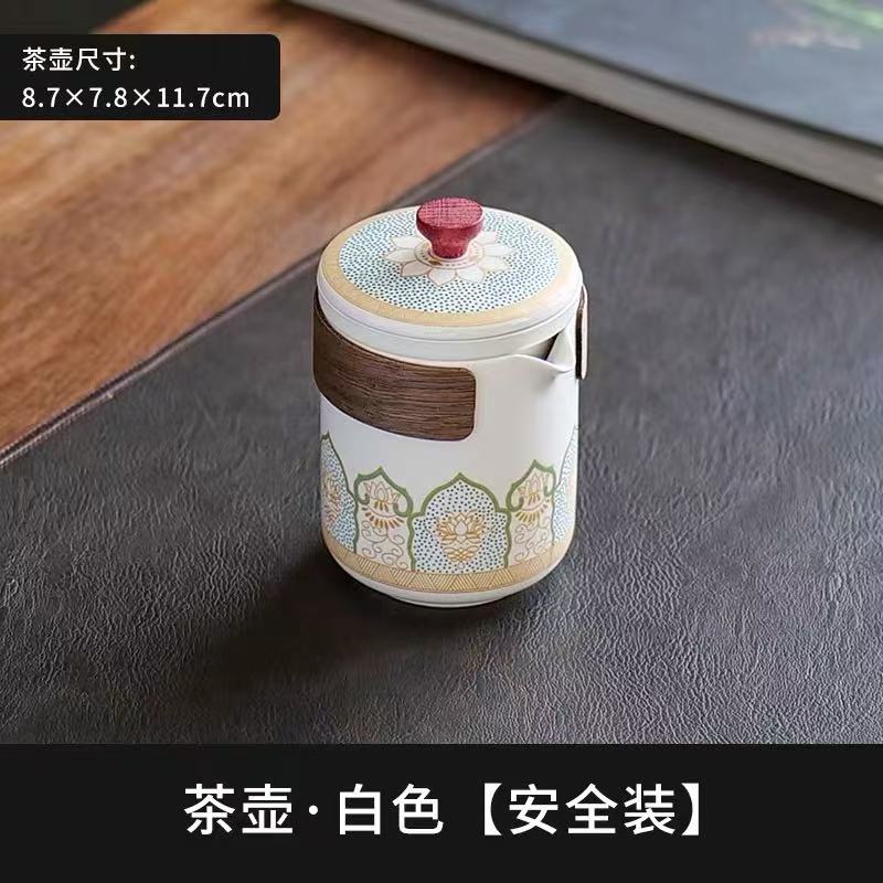 11【闪购商品】古韵白瓷旅行茶具配件便携包ZH1148
