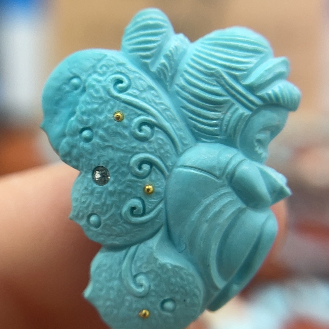 绿松石未镶嵌珠宝奇石