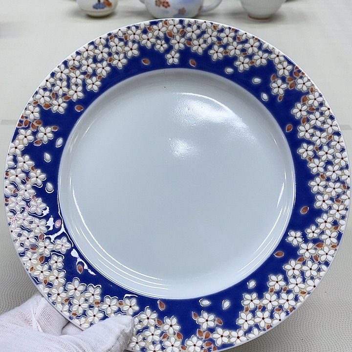 摆件进口瓷器九谷