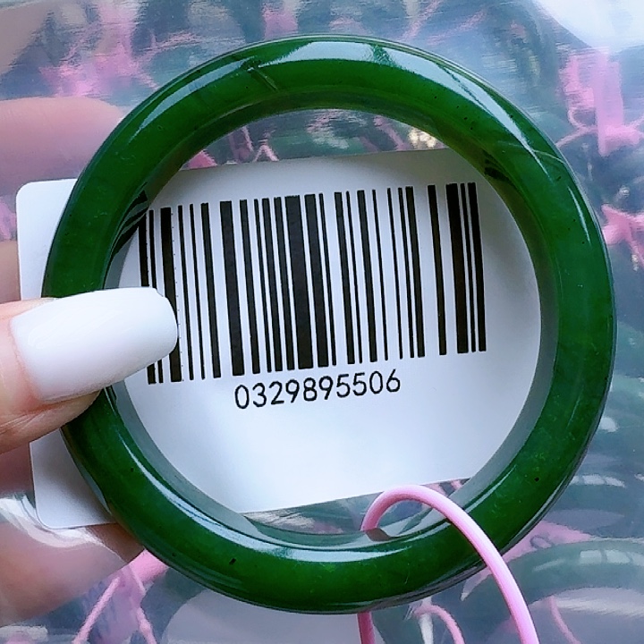 和田玉（碧玉）手镯未镶嵌6061包容