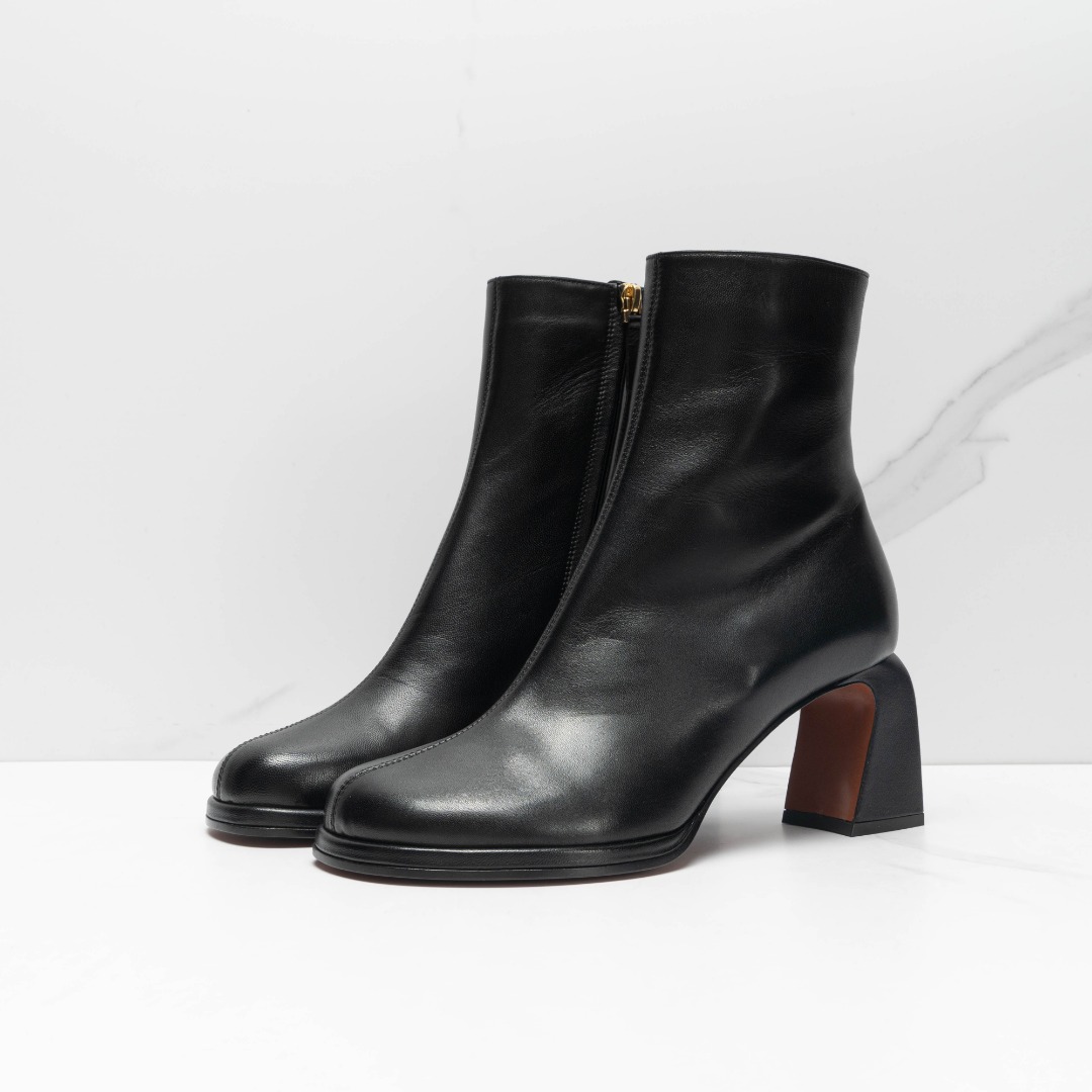 Manu Atelier女士异形高跟踝靴MTGS00001