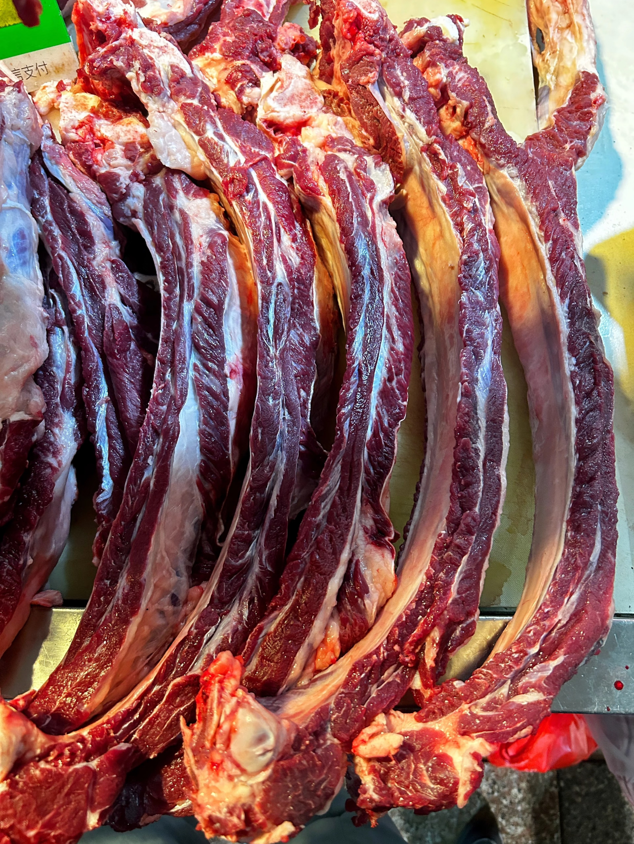 正宗贵州新鲜无注水牛肋条小黄牛带骨牛肋排（切断分2包发货）