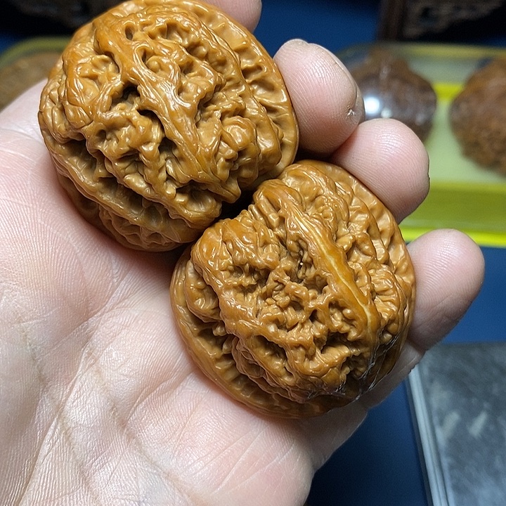 文玩核桃把件所*43尺，粗筋