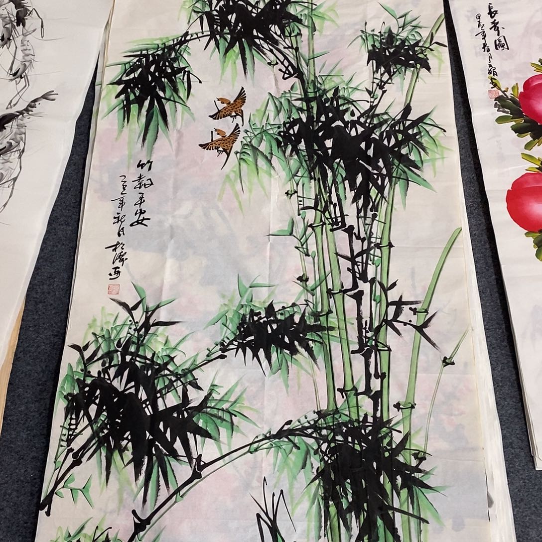 国画画画真的画画画