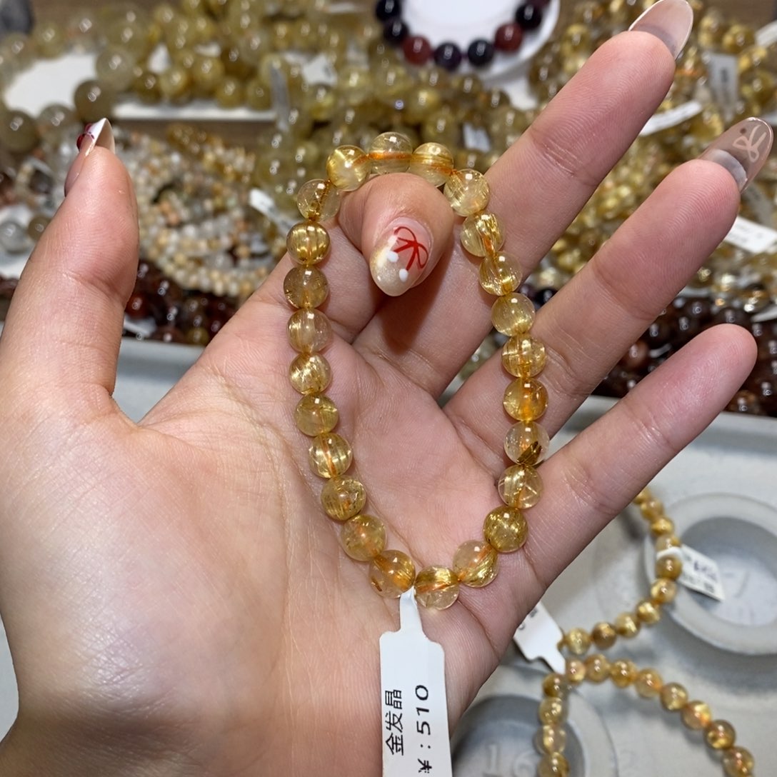 水晶手链未镶嵌喜****U手链