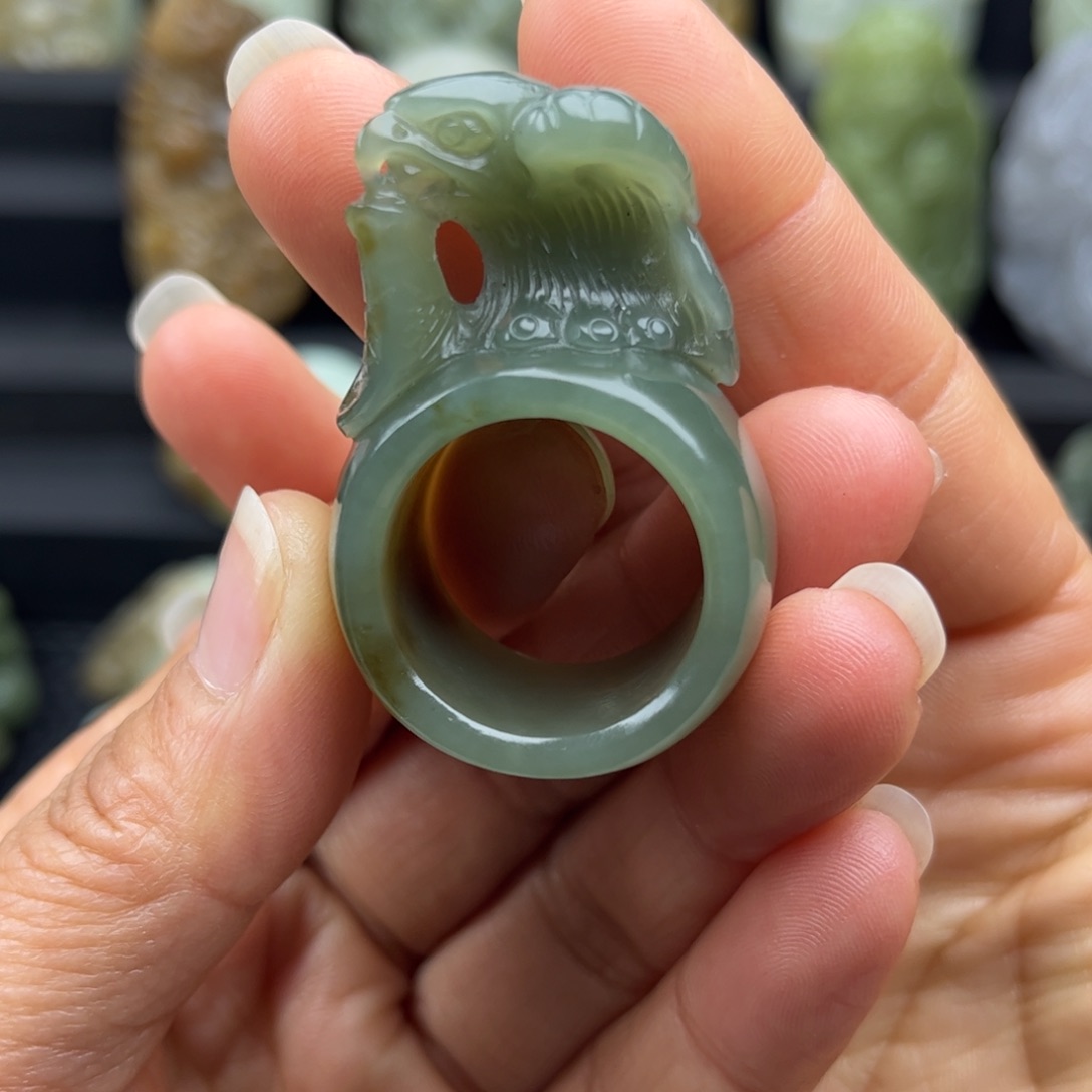 和田玉手把未镶嵌