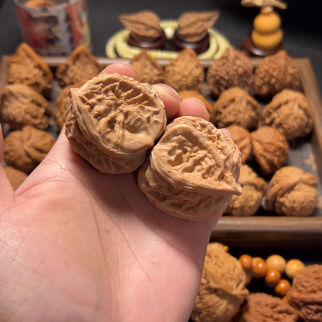 核桃手串/手链老树三角白半壁江山