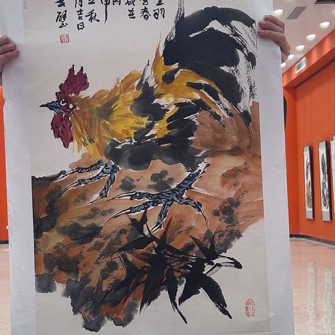 国画戈炳南先生国画作品带授权