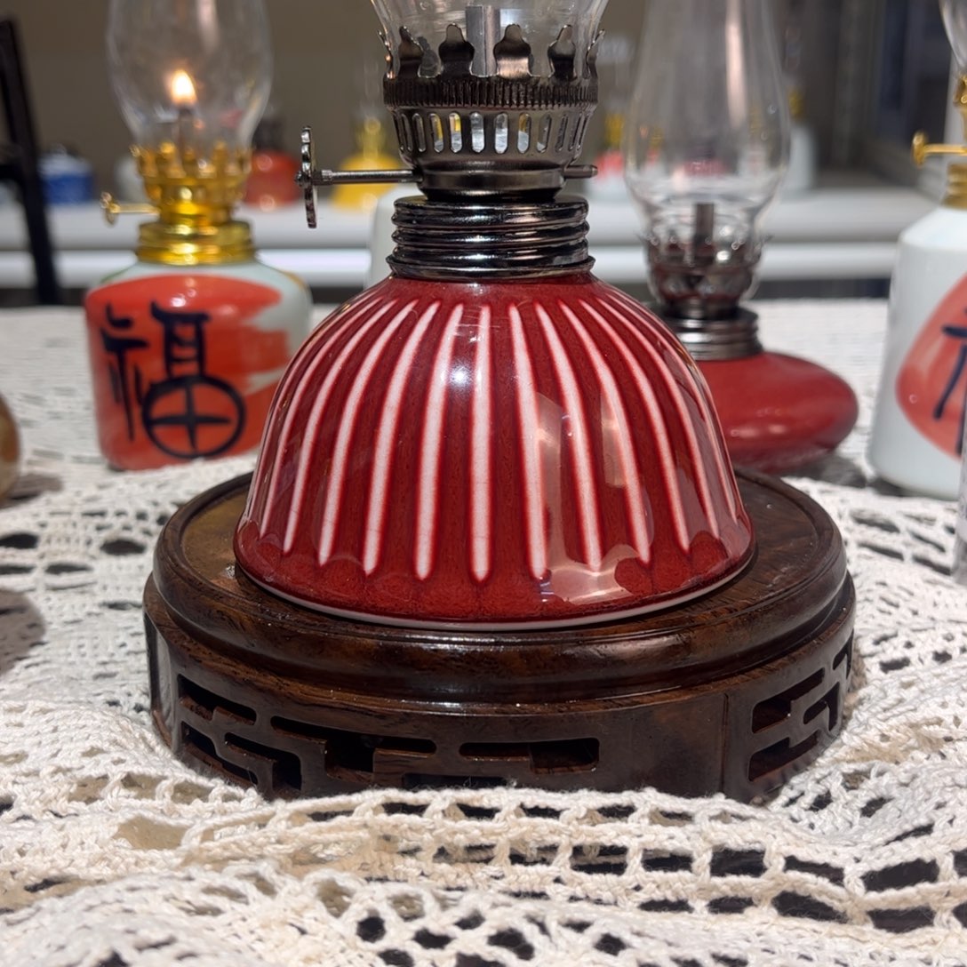 摆件景德镇陶瓷香薰灯