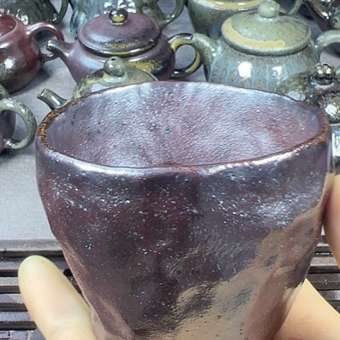 紫砂茶杯一*自产自销