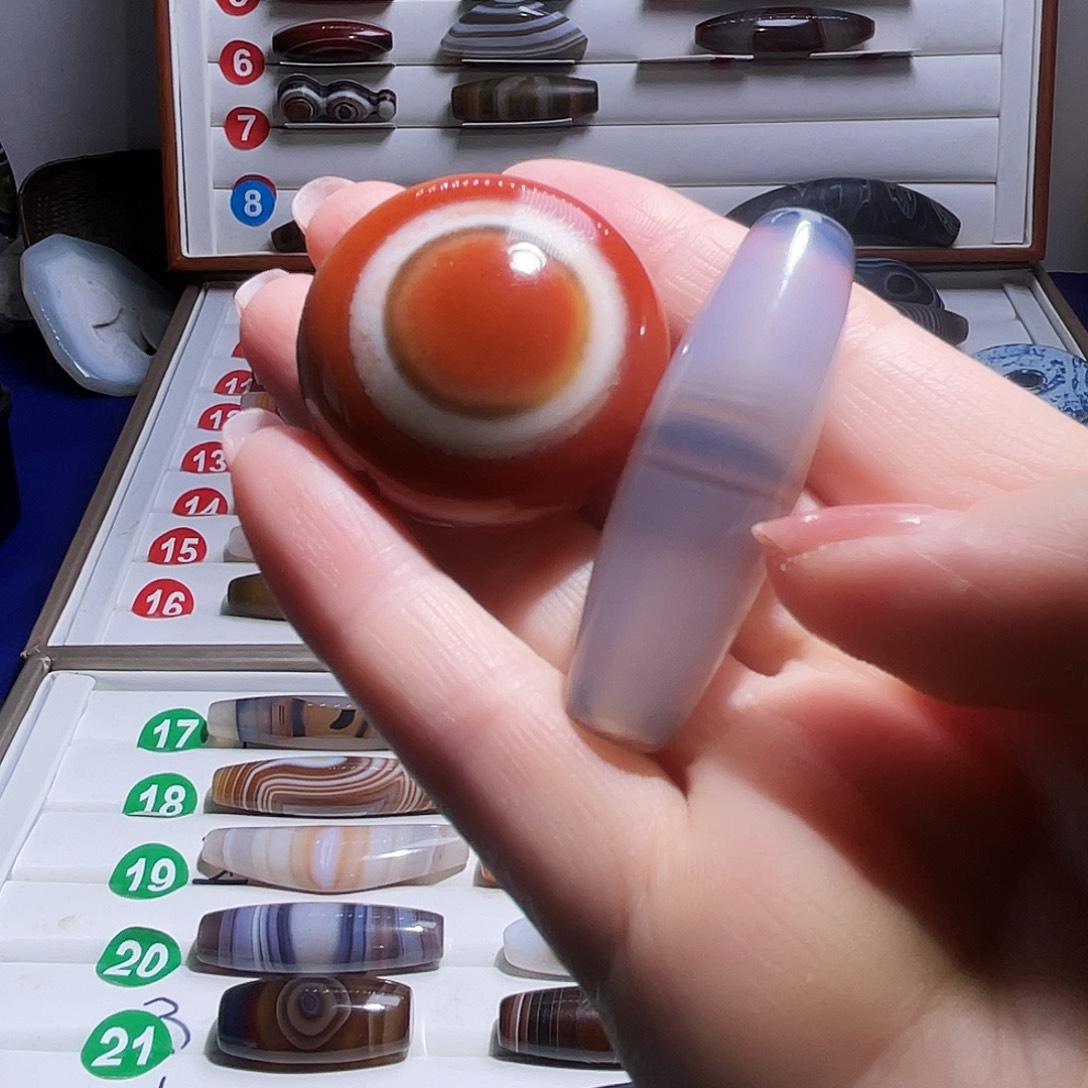 一***光玛瑙未镶嵌吊坠玛瑙珠