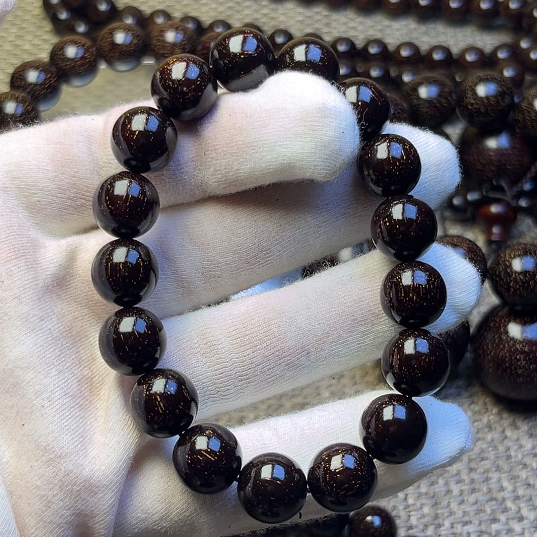 檀香紫檀（小叶紫檀）1.2 17颗满星