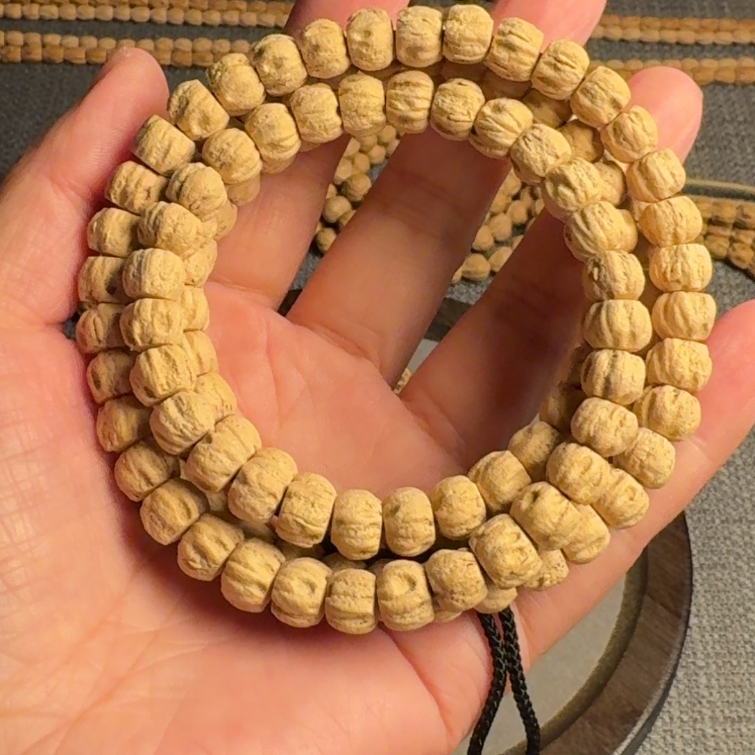 柏香籽/百香籽吊坠高品质方块龙脊108长串8mm