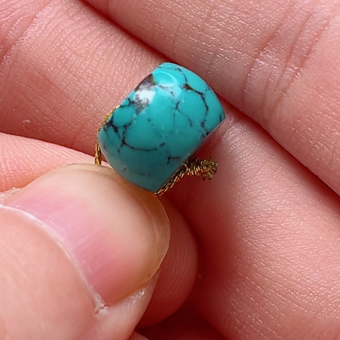 绿松石墩子未镶嵌